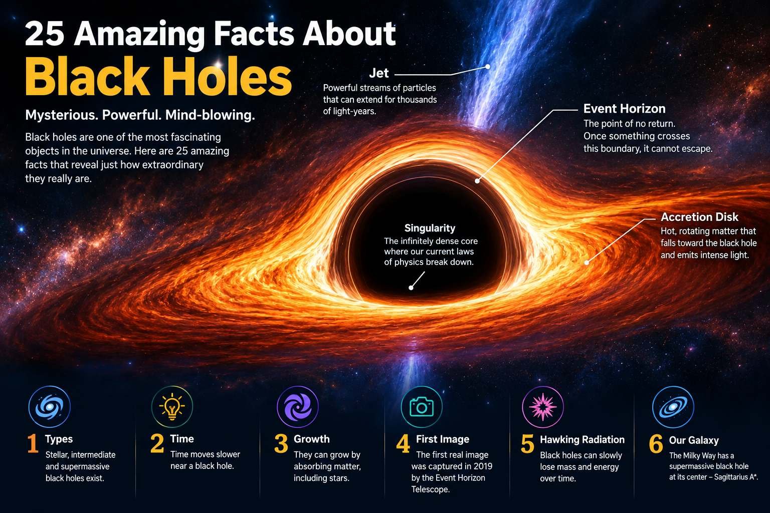 25 Amazing Facts About Black Holes