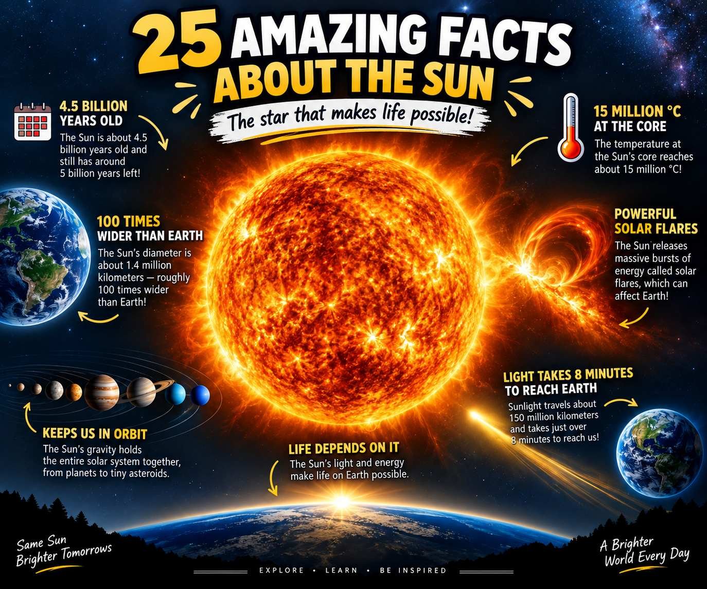 25 Amazing Facts About the Sun