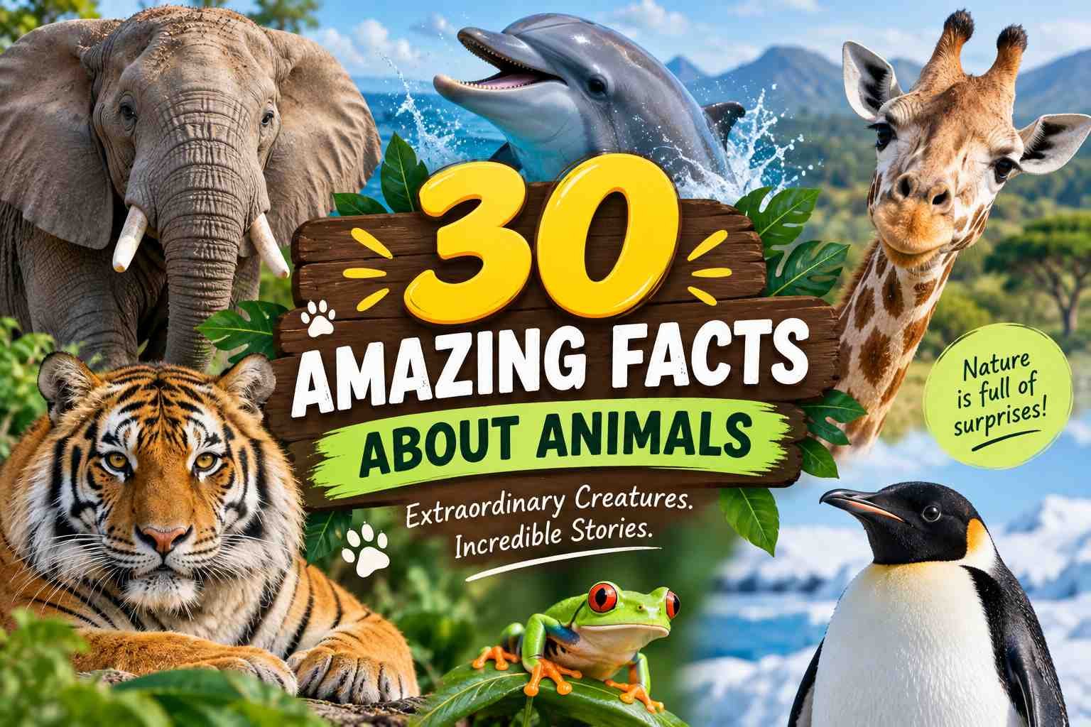 30 Amazing Facts About Animals