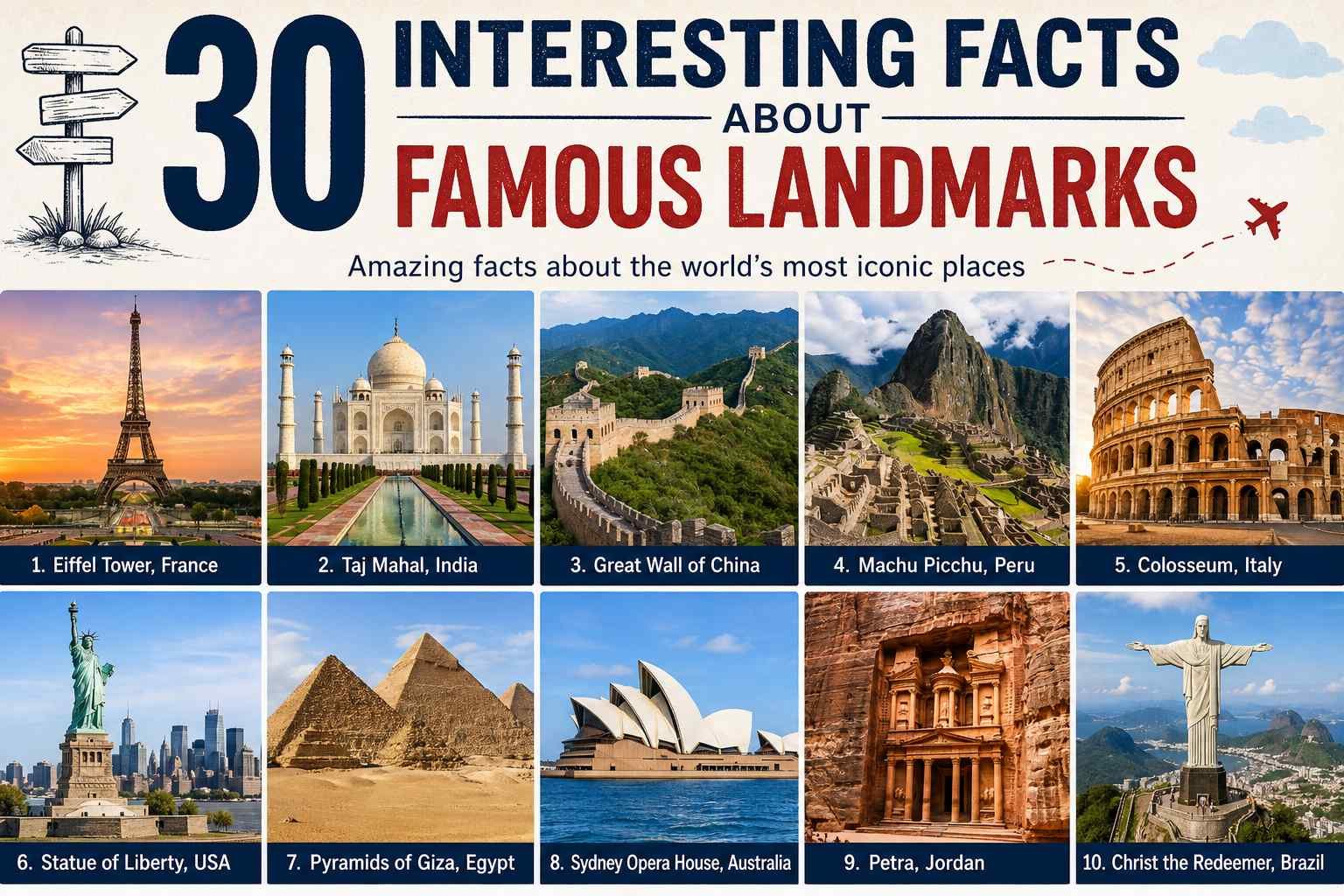 30 Interesting Facts About Famous Landmarks