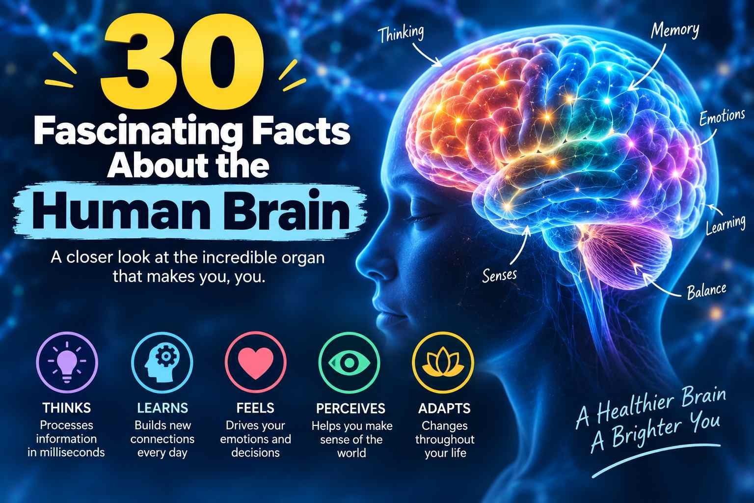 30 Fascinating Facts About the Human Brain